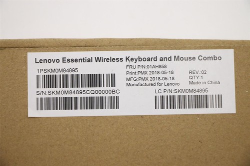 Lenovo ThinkStation M920z M90a P320 Tiny Wireless Keyboard Mouse Swiss 01AH858 - Picture 3 of 4