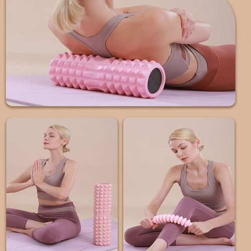 45cm Yoga Schaumstoff Roller Muskel Massage Block Pilates Werkzeuge Yogasäule Fitnessschaum - Bild 8 von 18
