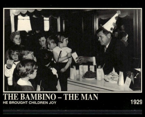 1992 Megacards Babe Ruth #138 He Brought Children Joy