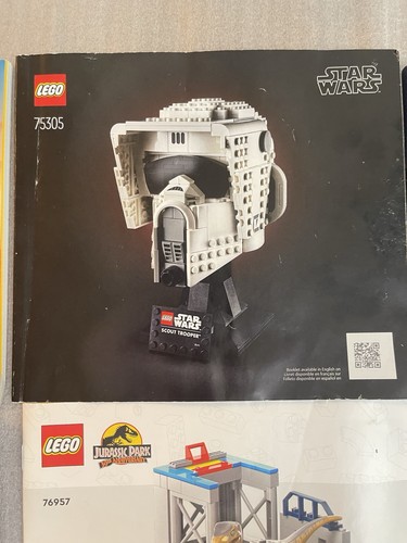 Lote 19 folletos de instrucciones LEGO City Star Wars Jurassic Creator velocidad + EXTRA - Imagen 4 de 15