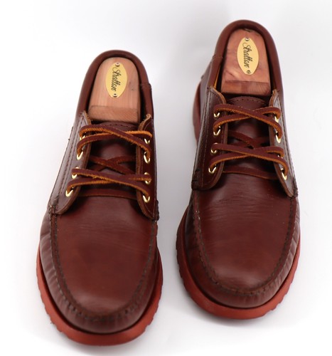 Quoddy Hergestellt in den USA Maliseet Oxford braun Leder - Vibram Stollensohle Herrengröße 8D - Bild 12 von 24