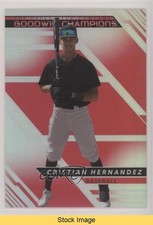 2022 Goodwin Champions Platinum Rainbow Red Cristian Hernandez #P26 READ kr0