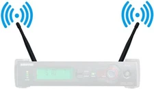 1/4 Wave BNC Antenna for Wireless Microphones and Radio Scanners, 400-960MHz,...