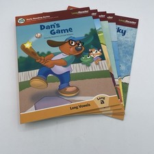 Leap Frog Early Reading Series Lot of 6 Long Vowels a,i,o,u,y Leap Reader PB New