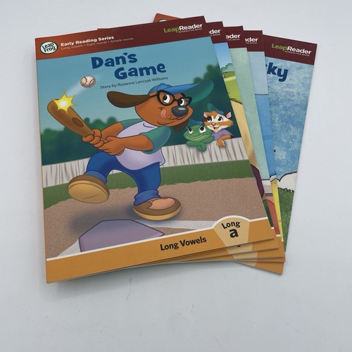 Leap Frog Early Reading Series Lot of 6 Long Vowels a,i,o,u,y Leap Reader PB New - Picture 1 of 3