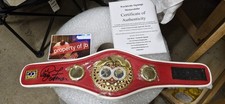 Signed George Foreman Mini IBF belt Exact Photo Proof & COA