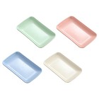  4PCS Haushalt Sushi -Teller Sushi -Tabletts Küche Servierteller Snack
