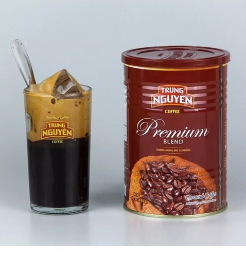 Trung Nguyen Premium Blend Ground Coffee 15 oz Can - Picture 1 of 2