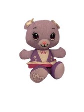 2011 Fisher Price 15 Purple Doodle Bear Ballerina Plush, great condition