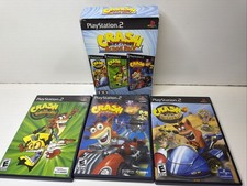 Crash Bandicoot Action Pack PS2 CIB 3 Game Set Outer Sleeve ~ Tested & Working