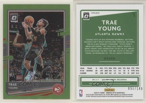 2020-21 Panini Donruss Optic Lime Green Prizm /149 Trae Young #2