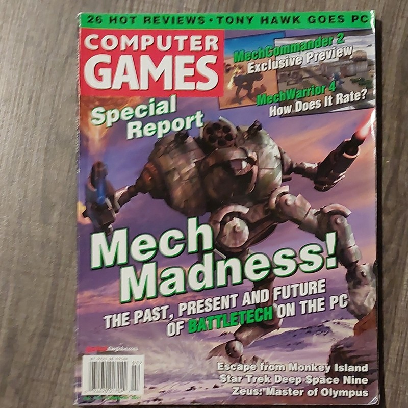 Computer Games February 2001 Illustrated Mech Madness BattleTech Monkey Island