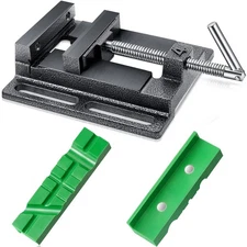 Tools Drill Press Vise Metal Press Vice Workbench Drill Vise Clamp with 2 Pie...