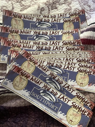 I Know What You Did Last Summer 2025 Movie Box Logo Stickers