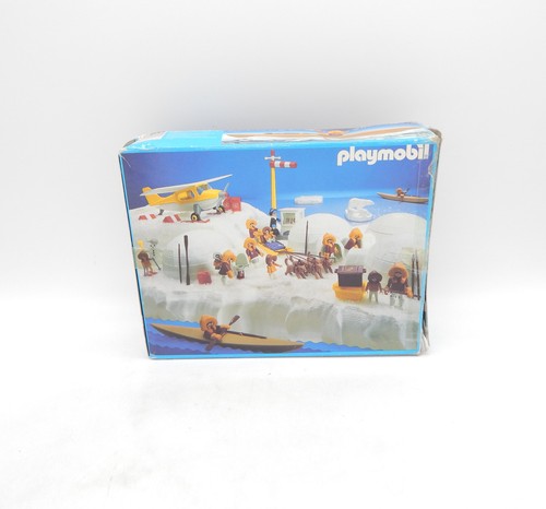 Playmobil System 3466 Kajak mit Hundeschlitten und Eskimos vintage in OVP - Bild 7 von 7