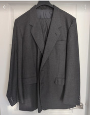 mens grey 2 piece suit 40R wool Debenhams