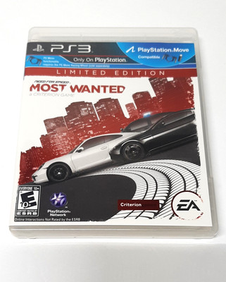 Need For Speed Most Wanted PS3 PlayStation 3 Limited Edition CIB Criterion EA