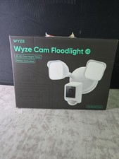 NIOB Wyze Cam Floodlight V2, Motion-activated, Hardwired, White, WYZECFL2