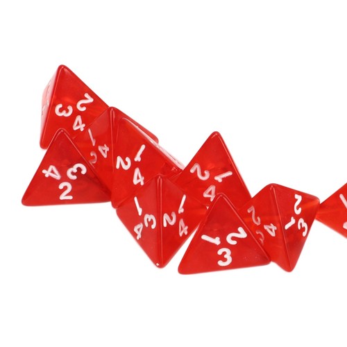 25pcs Digital Dice Transparent Educational Triangular Number Teaching Dice GA - Picture 15 of 22