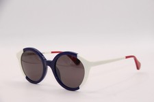 NEW WOOW SUPER VINE 1 COL 0297 BLUE WHITE RED AUTHENTIC SUNGLASSES 51-21