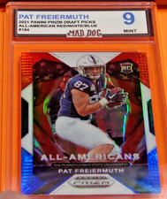 PAT FREIERMUTH Rookie***2021 Panini PRIZM Red Blue***STEELERS**MINT 9**Mad DOG