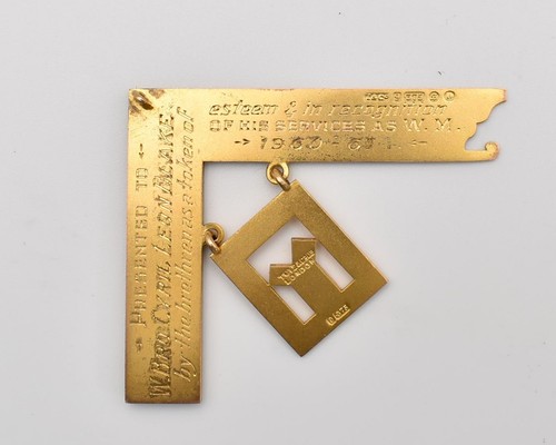 Rare Antique 9ct Gold Masonic Breast Jewel Strawberry Hill Lodge No. 946 . 41.4g - Picture 5 of 9
