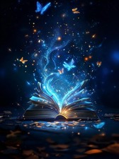Magic Book 5D Diamond Painting Kit 12 x 16 Inch DIY Craft Home Wall Decor