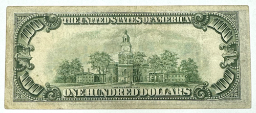 1934-A $100 Federal Reserve Note - B12001015A - Picture 2 of 2