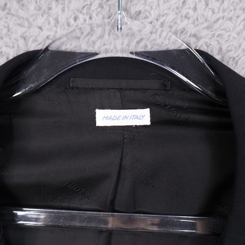 Brioni Smoking Herren 48 Sakko 42x29 Hose Schwarz Satin Revers Italy Wolle 2 Stück - Bild 4 von 24