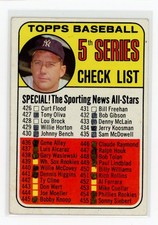 1969 Topps #412 5th Series Check List: 426-512
