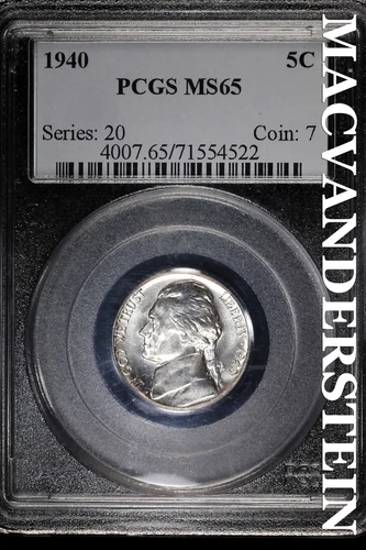 1940-P Jefferson Nickel — photo from another recent sale