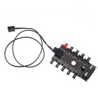 1pc Cooling Fan Hub Splitter Computer Fan Extension Adapter PC Fan Accessory