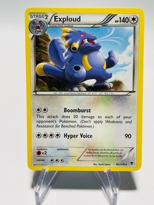 EXPLOUD 2015 Pokemon Phantom Forces  Rare POKÉMON 85/119