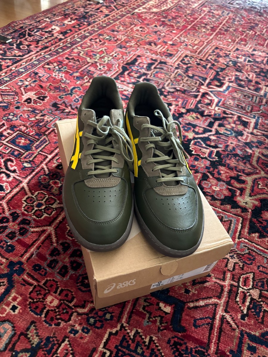 Size 13 - Asics Skyhand OG Olive Tai Chi Yellow - New in Box | eBay