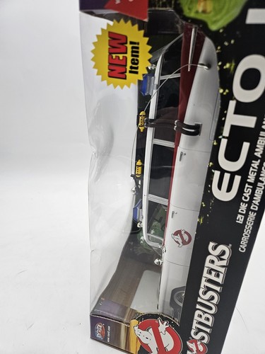 ERTL RC2 Joyride Ghostbusters Echo 1 con Figura Slimer Auto Diecast 1:21 Vintage - Foto 6 di 7
