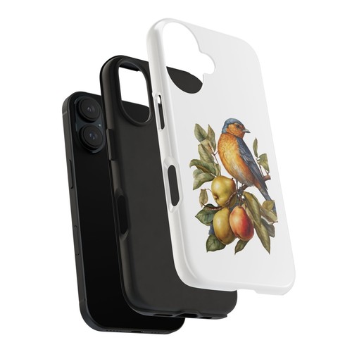 American Robin Bird on Pear branch Phone Case, iPhone 16, 15, 14, 13, 12, 11 - 第 12/92 張圖片