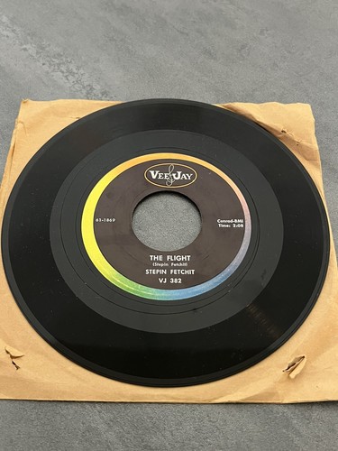 STEPIN FETCHIT The Flight / Fairy Tales Vee Jay 45 Platten RPM 7" Single Komödie