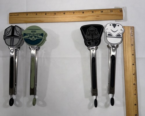 4* Star Wars Küche Hitzebeständiges Silikon Min Tong Super Cool Set Sammlung - Bild 4 von 4