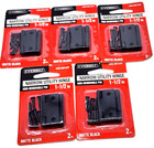 5 Packs Everbilt #28877 1-1/2" Narrow Utility Hinge (2-Pack) Matte Black