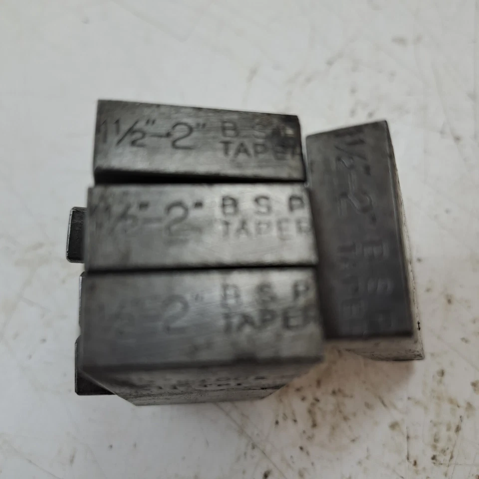 1.1/2" to 2 " BSPT HIGH SPEED STEEL, PIPE DIES/ CHASER SET, 2" Stock x 11 TPI . - Image 4 of 4