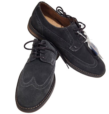 NWOB Vionic Bowery Bruno Suede Oxfords Men display picture 1