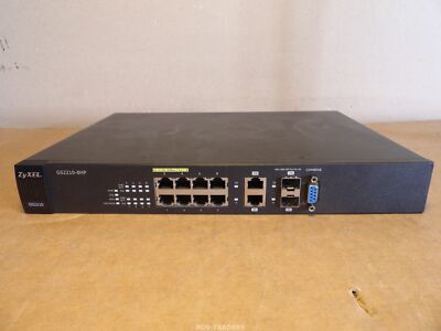 ZyXEL GS2210-8HP Gigabit 8-port GbE L2 PoE Switch 2X SFP - EXCL RACK EARS