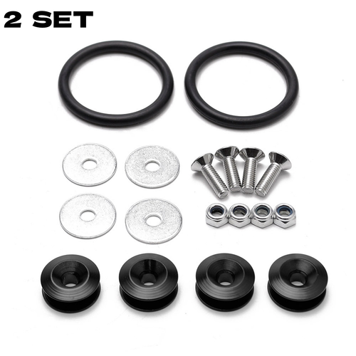 JDM Universal For Car Bumpers Trunk Fender Hatch Lids Kit Quick Release Fastener - Picture 13 of 32