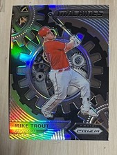 2020 Panini Prizm Baseball Card Mike Trout Machines #M-4 Cosmic Wave Prizm NM