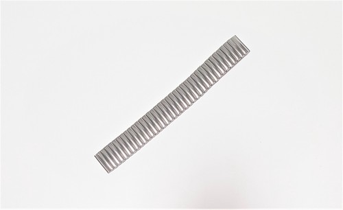 Stretch Uhrenarmband Edelstahl Metall Zugband Flexband Silber 12 14 16 18 20 mm - Bild 3 von 4