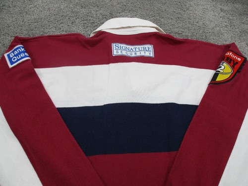 Canterbury Queensland Reds Rugby Top Jersey Small Australian Made Vintage - Bild 19 von 22