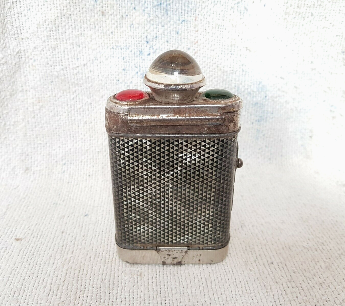 1930s Vintage 3 In 1 Red Green White Light Tin Flashlight Torch 1930s Vintage 3 In 1 Red Green White Light Tin Flashlight Torch