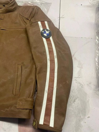 Chaqueta de cuero BMW Motorrad Chaqueta de cuero para motociclista BMW Chaquetas de carreras - Imagen 4 de 8