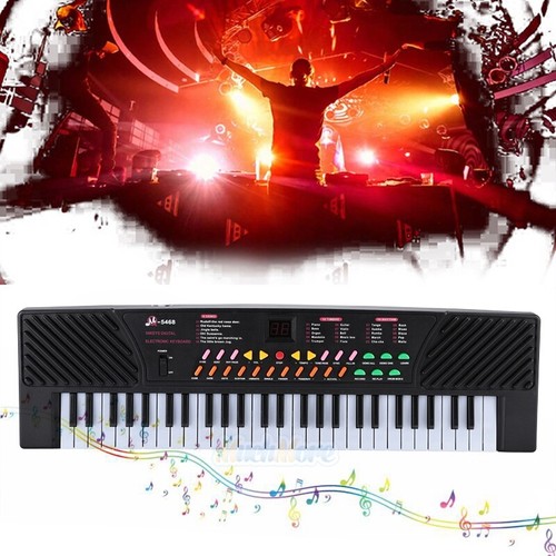 54 Key Digital Music Piano Keyboard Portable Musical Instrument w/ Microphone US - Picture 2 of 39