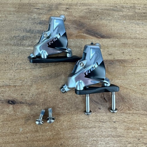 SRAM Red AXS D1 Flat-Mount Two-Piece Disc Brake Calipers w/ Adapters 265g